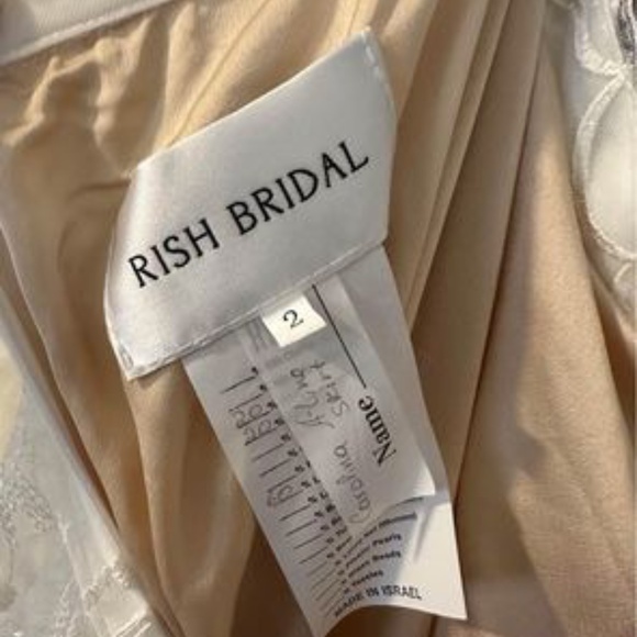 Brand New Rish Bridal Carolina Flowy Wedding Skirt size 6 - Picture 4 of 14